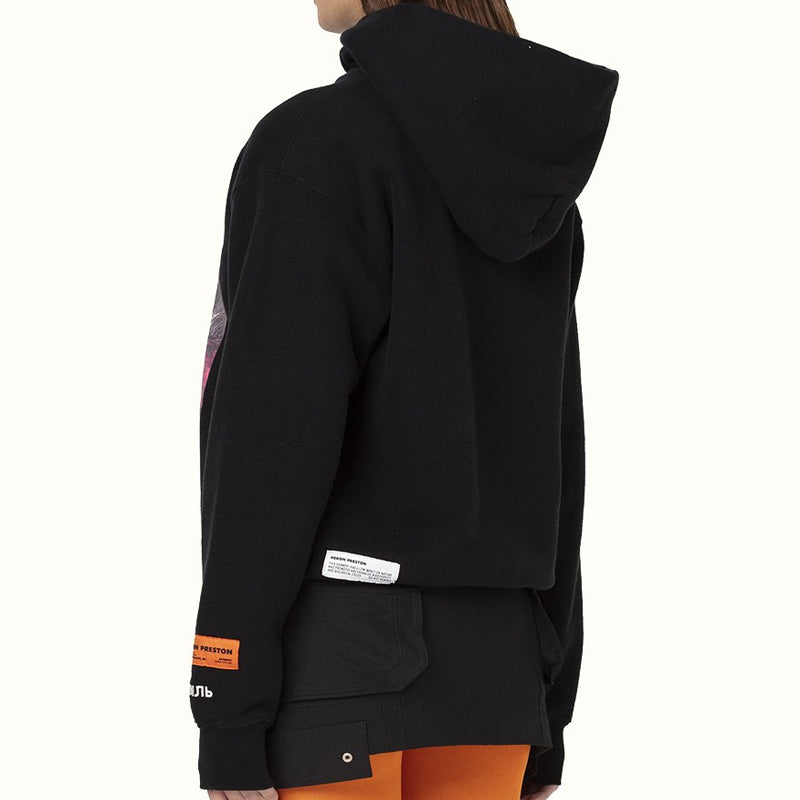 HERON PRESTON Unisex Heron Printing Sweatshirt Black HWBB016E20JER0011030
