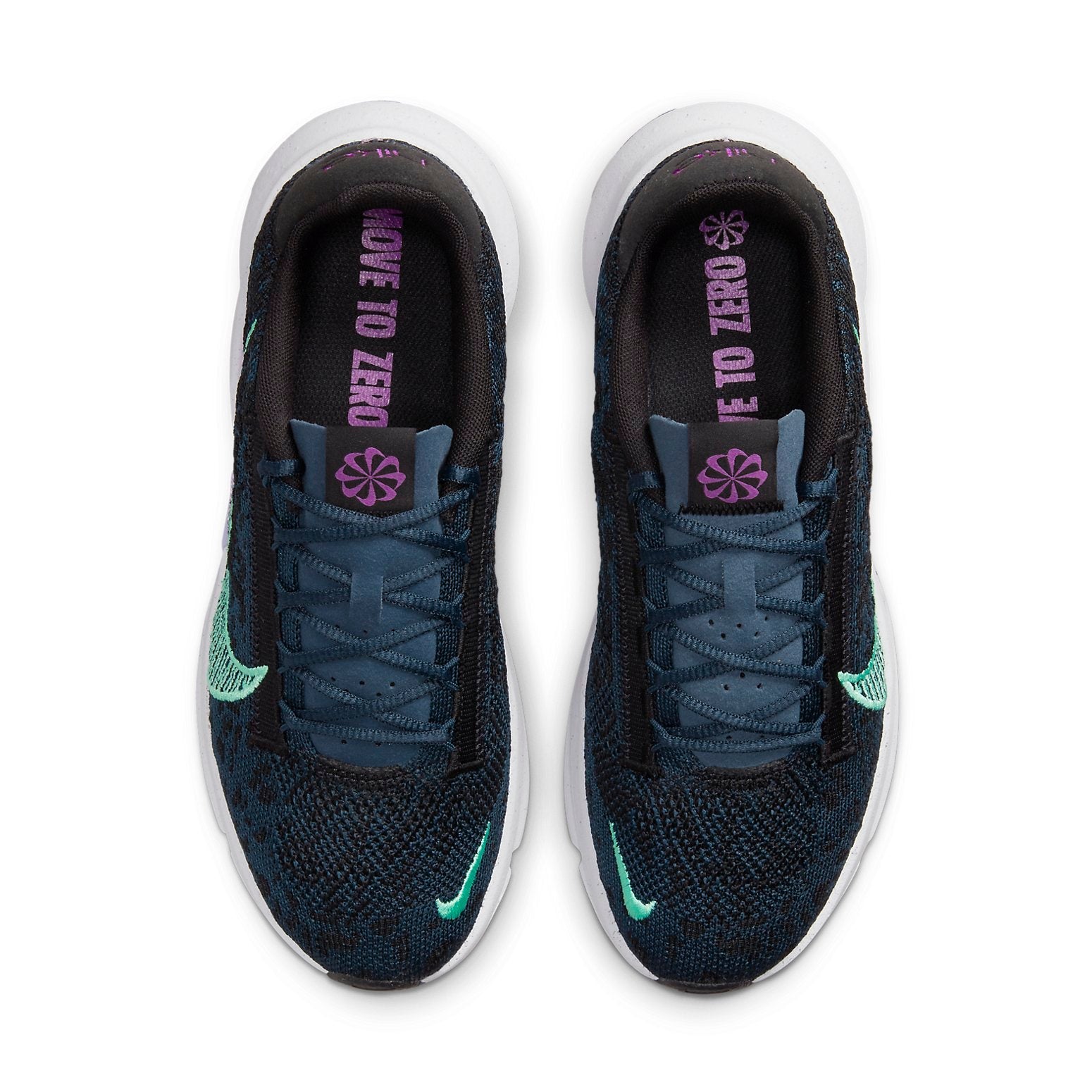 (WMNS) Nike SuperRep Go 3 Flyknit Next Nature 'Armoury Navy Green Glow' DH3393-002