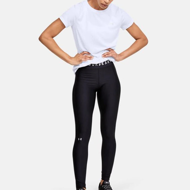 (WMNS) Under Armour Velocity Solid Crew Short Sleeve T-Shirt 'White' 1298706-100
