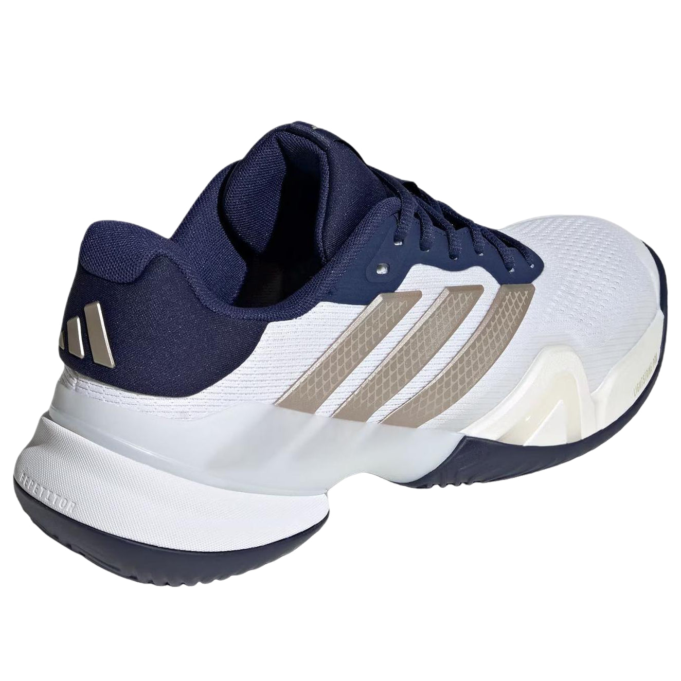 adidas Barricade 14 'White Cyber Metallic Dark Blue' JR1743