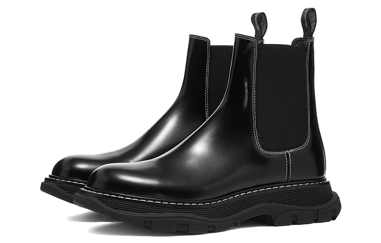 Alexander McQueen Tread Chelsea Boots 'Black' 625229WHZ8D1053