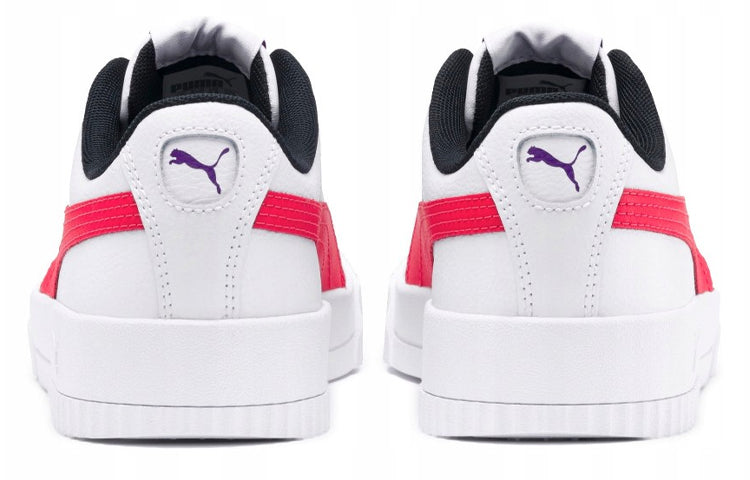(WMNS) PUMA Carina Leather 'White Red' 370325-04