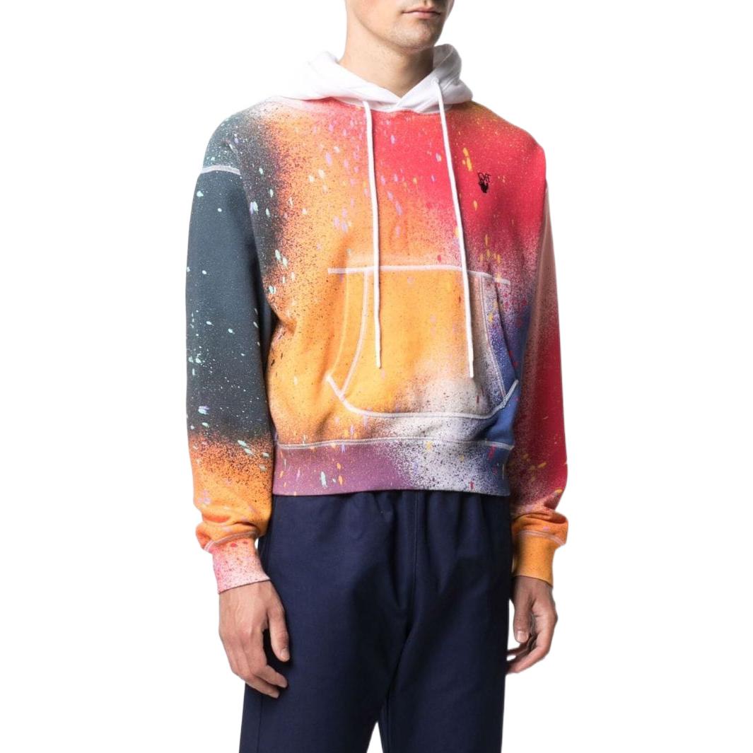 Men's Off-White x GAMAKATSU Crossover SS22 Chest Logo Embroidered Long Sleeves Loose Fit OMBB073S21FLE00984108410