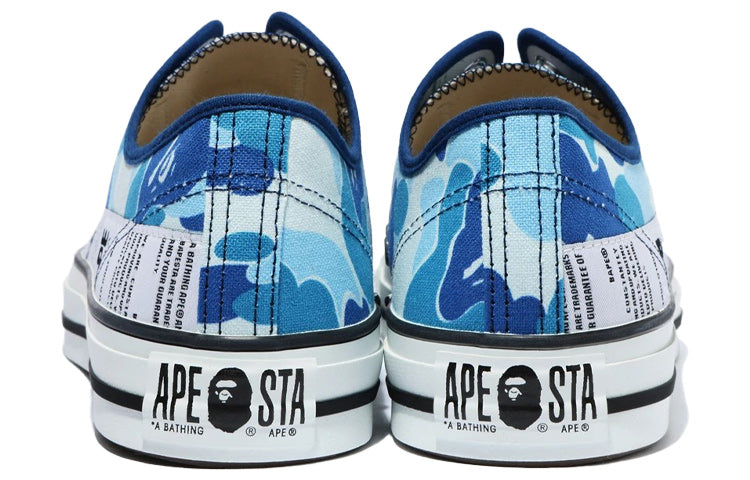 A Bathing Ape Bape Abc Camo Ape Sta Low 'Blue' 1F80-191-007BLU