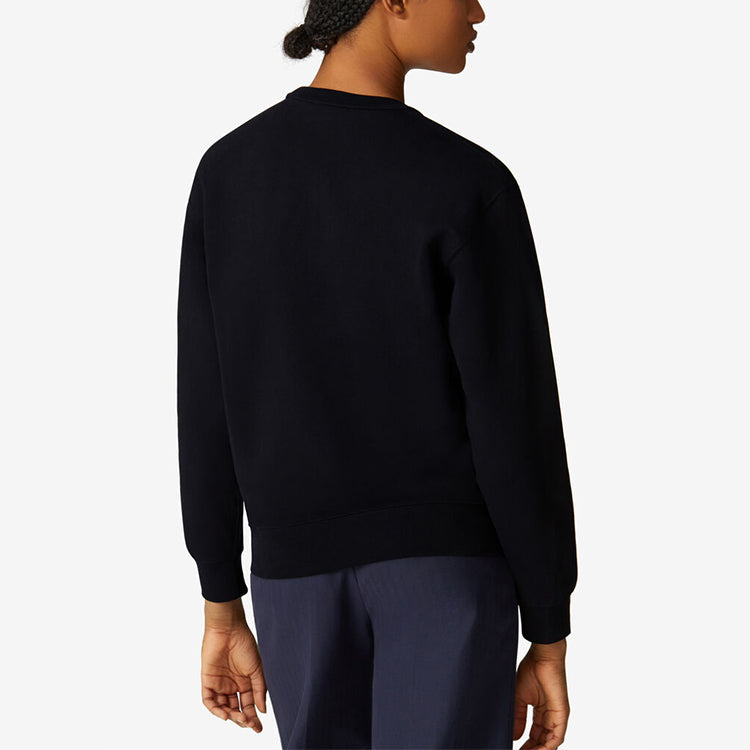 (WMNS) KENZO FW20 Tiger Head Embroidered Cotton Round Neck Long Sleeves Sports Black Hoodie FA62SW8244XA-99