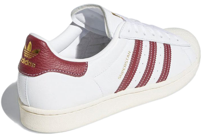adidas Superstar 'Cream White Collegiate Burgundy' GZ1603