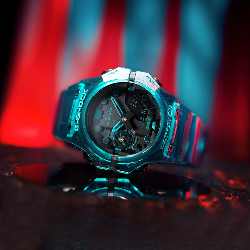 CASIO G-Shock Analog-Digital 'Light Blue' GA-B001G-2APR