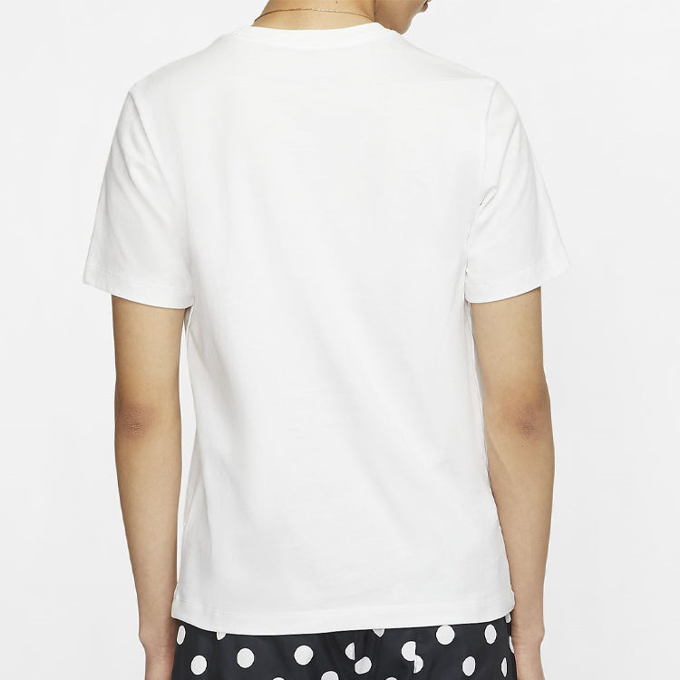 Nike Sportswear Athleisure Casual Sports Short Sleeve 'White SIlver' CT6880-100