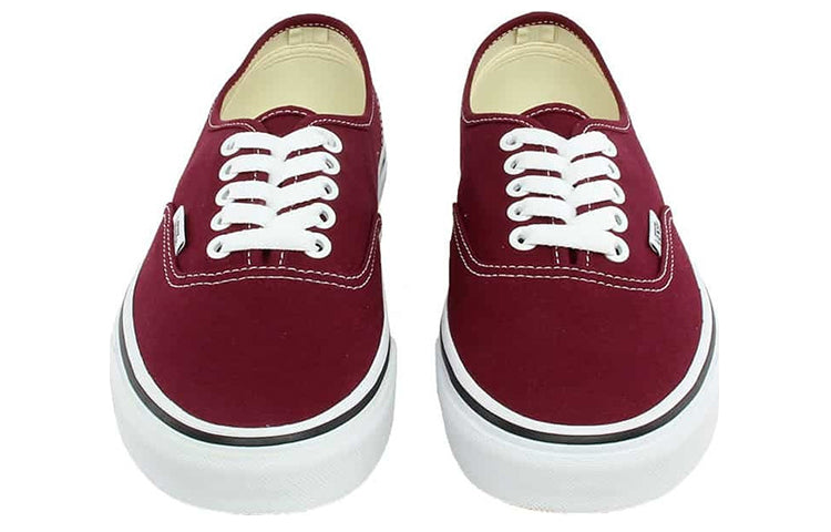 Vans Authentic Wear-resistant Non-Slip Lightweight Low Tops Casual Skateboarding Shoes Unisex Red VN0A38EMQSQ