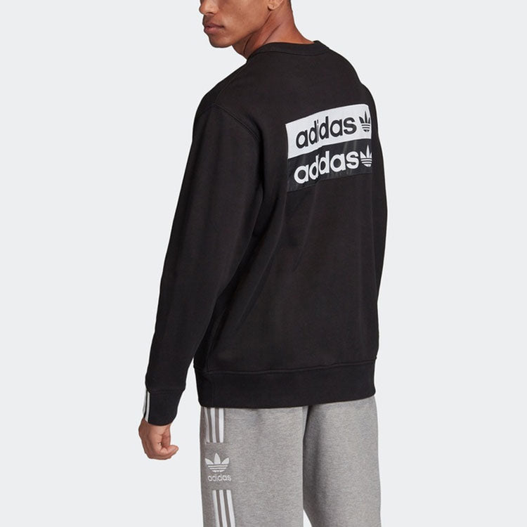 adidas originals Men's F A Crew Sports Fleece Black FM2262