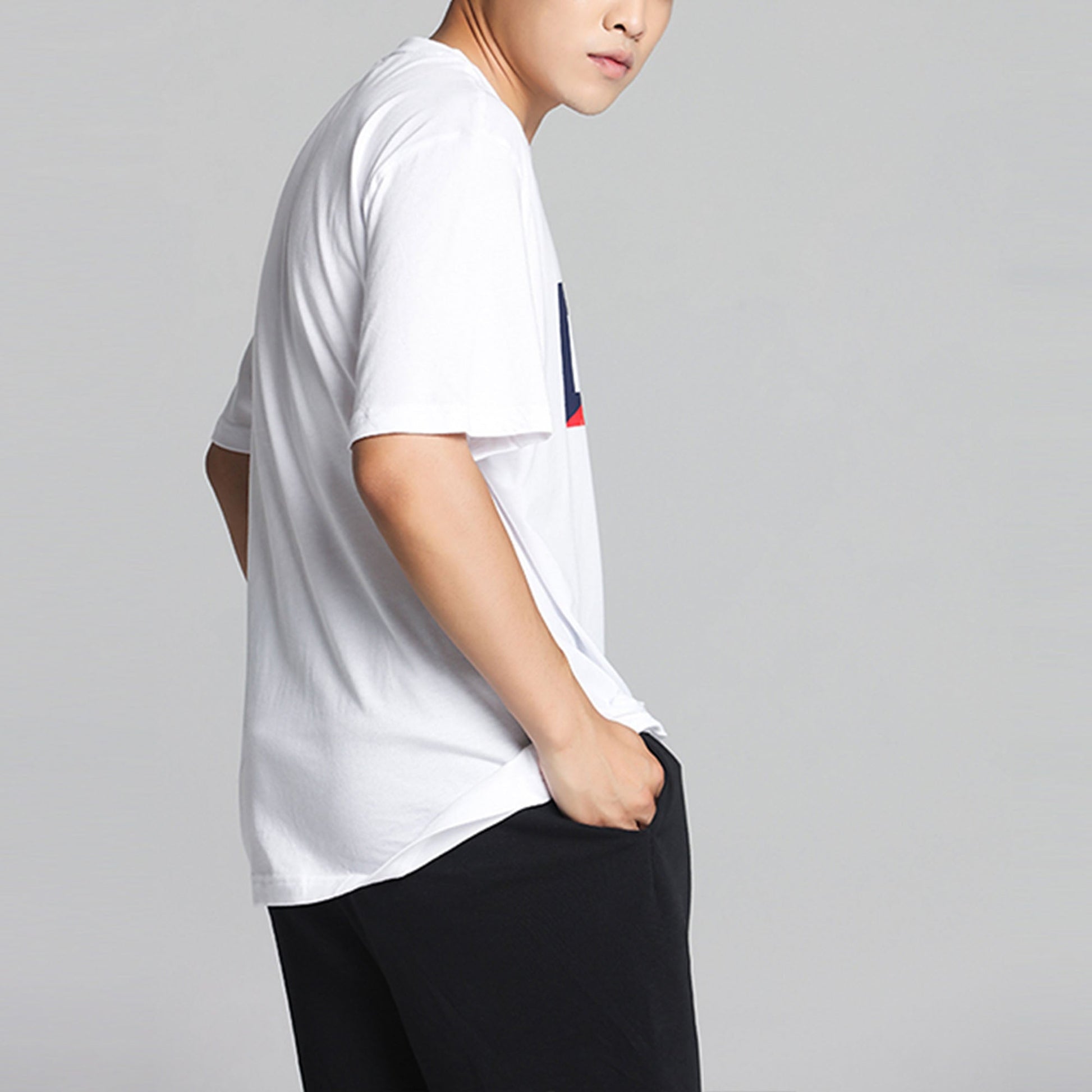 PUMA Flock Graphic T-shirt 'White Blue Red' 586044-52