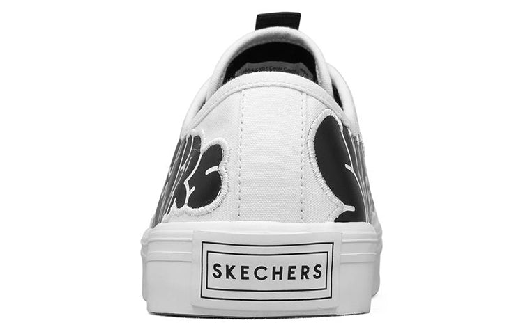 (WMNS) Jeremyville x Skechers V'Lites Low-Top Sneakers White/Black 66666301-WBK