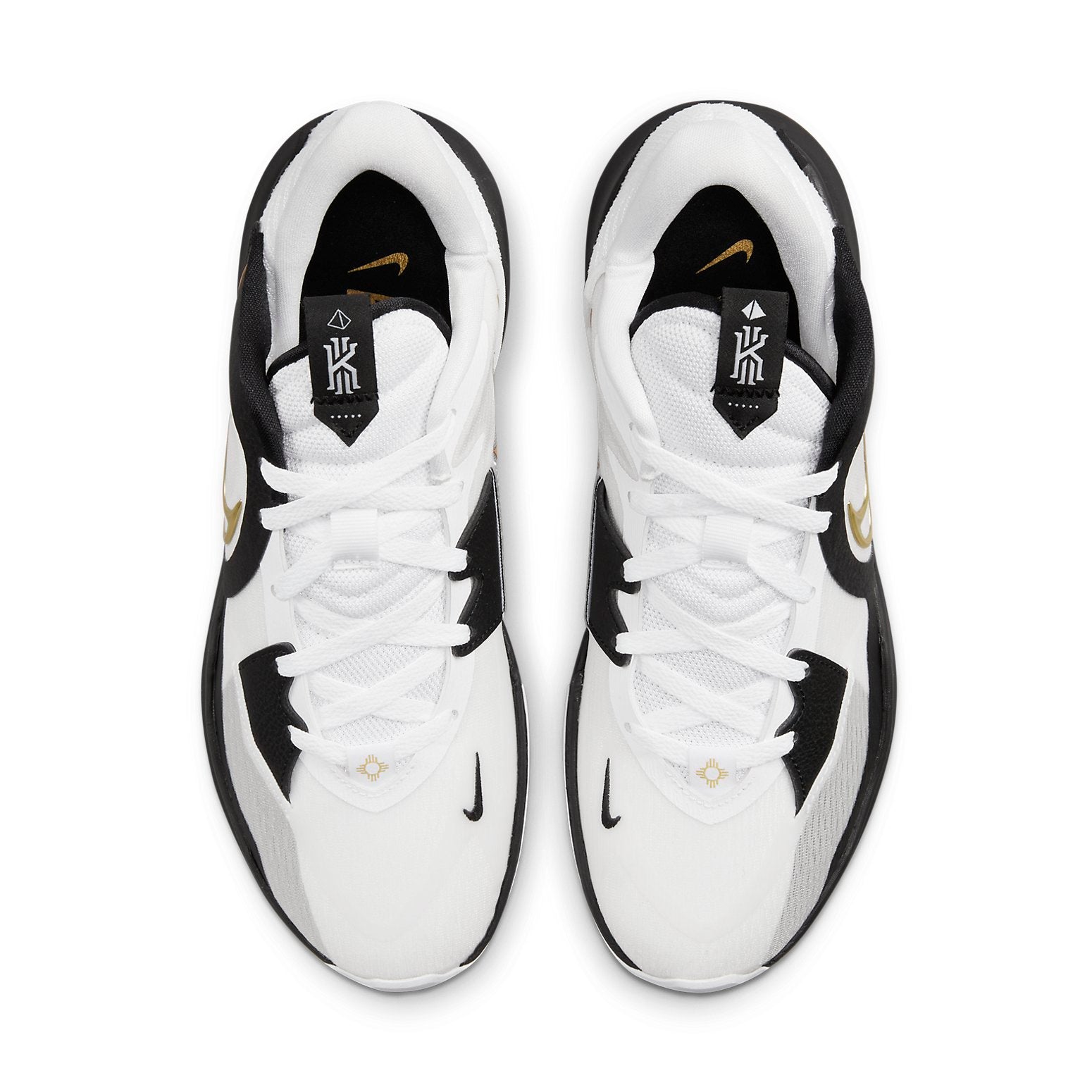Nike Kyrie Low 5 'White Black Metallic Gold' DJ6012-101