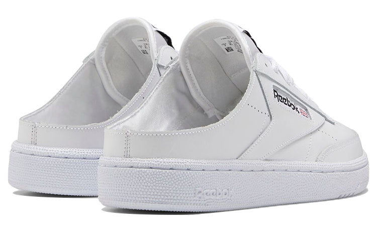 (WMNS) Reebok Club C 85 Mule Slip-On Shoes White FX4219