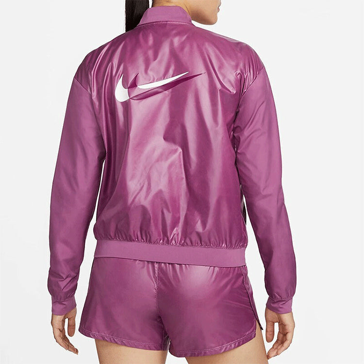 (WMNS) Nike Casual Short Woven Jacket Purple DD6848-507