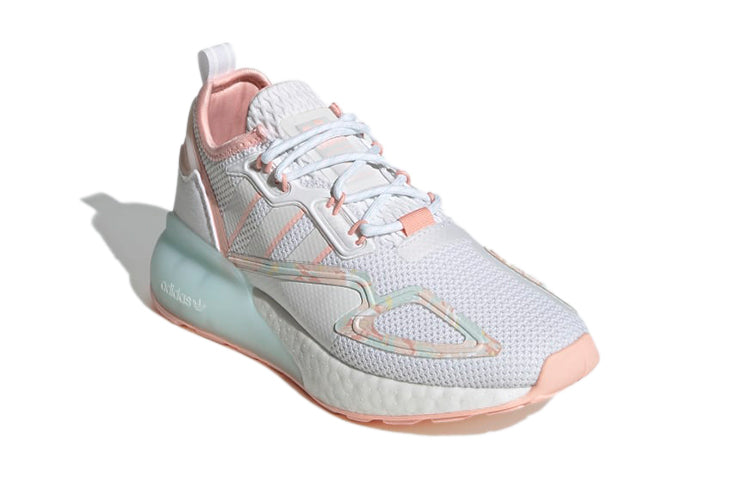 (GS) adidas ZX 2K Boost 'White Haze Coral' GZ7456