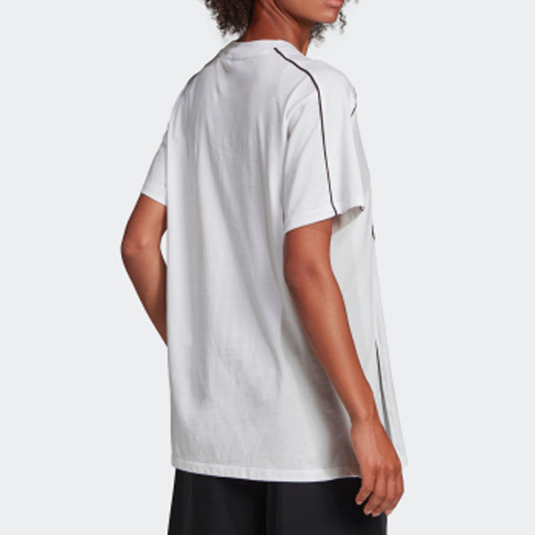 (WMNS) adidas originals Casual Round Neck Short Sleeve White EC1877
