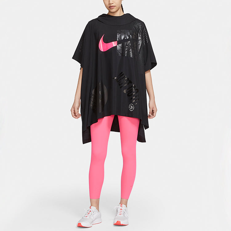 Nike JDI logo Printing Reflective Loose Running Short Sleeve Couple Style Black DC6971-010