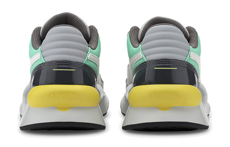 (GS) PUMA Rs 9.8 Fresh Low Top Running Shoes Black/Grey/Green 372060-02