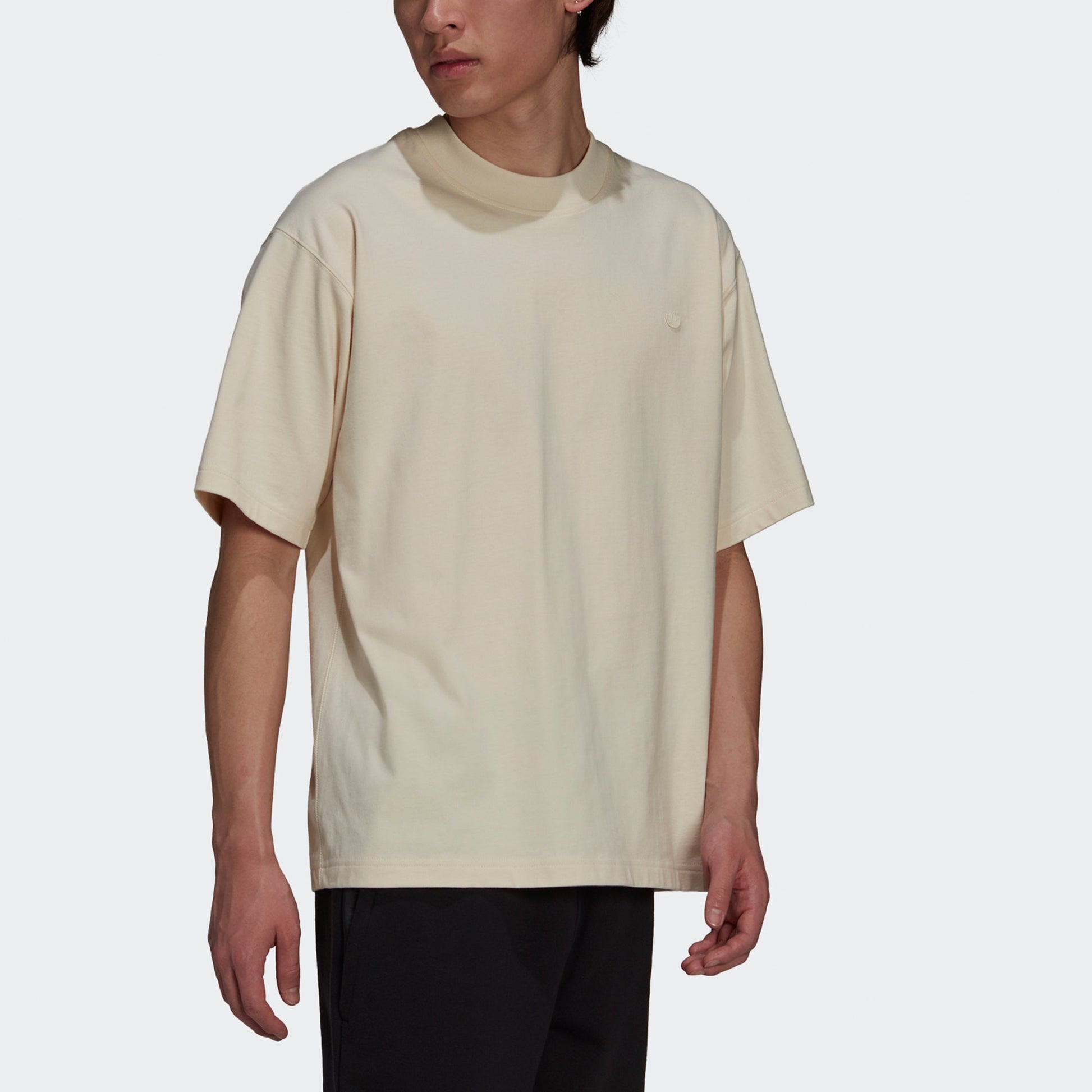 adidas originals C Tee Casual Sports Breathable Short Sleeve Creamy White H62519