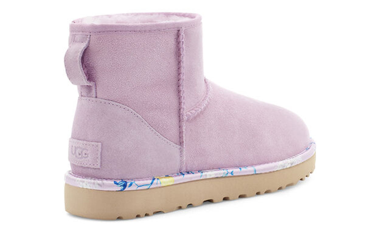 (WMNS) UGG Classic Mini Floral Pink Red 1111093-CATR