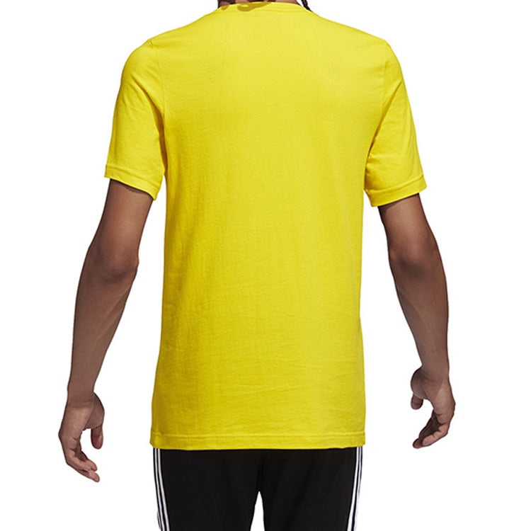adidas originals Round Neck Pullover Short Sleeve Yellow FN2839