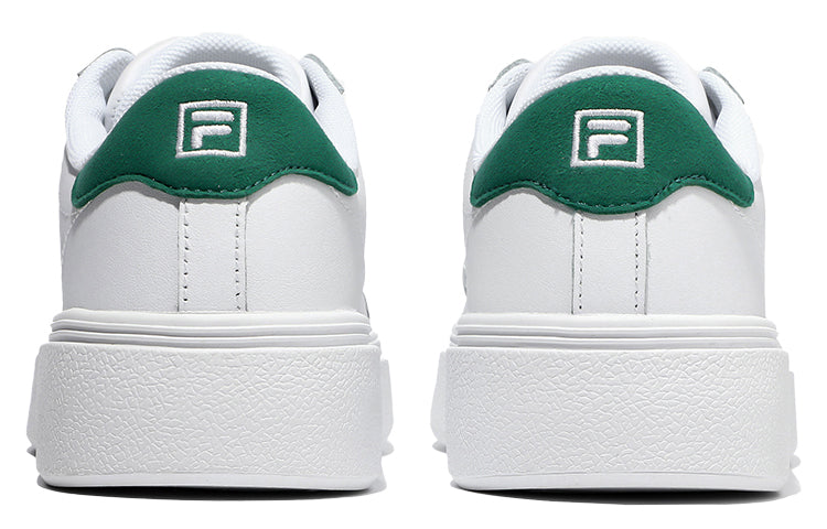 FILA Stylish Low Top Casual Skate Shoes Unisex White Green Korean Version 'White Green' 1TM01397E_143