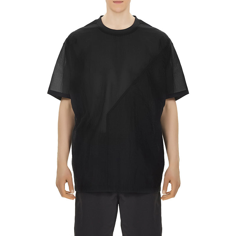 Men's Y-3 Round Neck Pullover Short Sleeve Sports Black T-Shirt FN5726