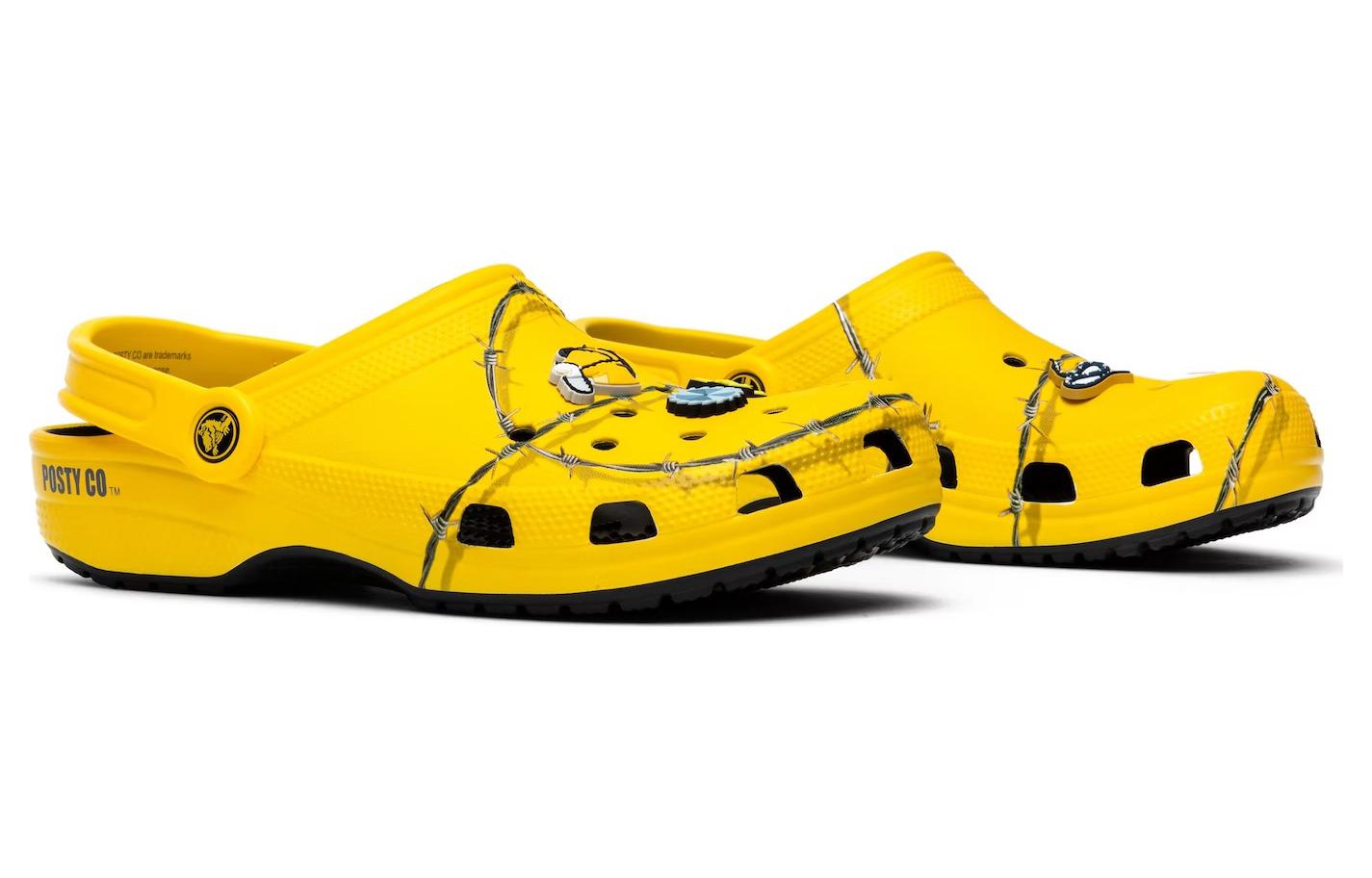 Crocs x Post Malone Classic Clogs 'Barbed Wire' 206038-730