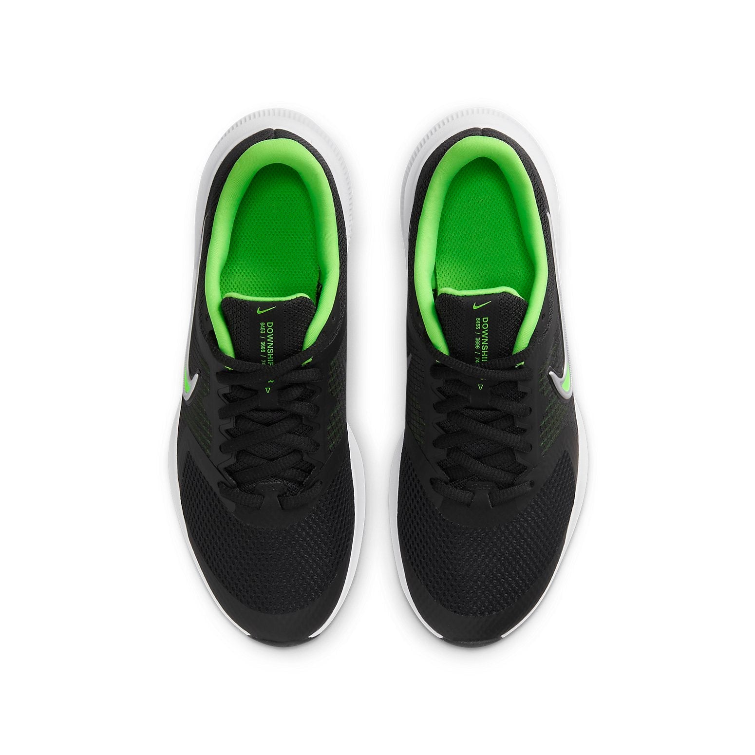 (GS) Nike Downshifter 11 Low-Top Black/Green CZ3949-020