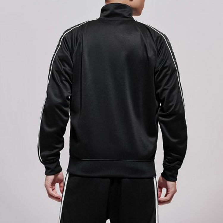 Nike Logo Stand Collar Sports Jacket Black AR3140-010