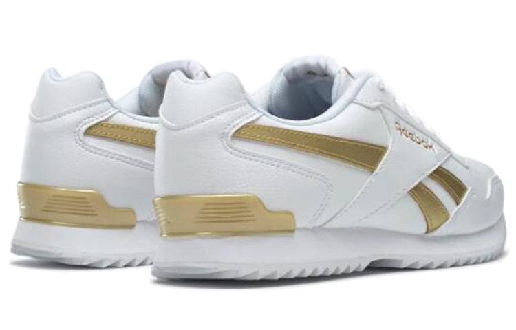 (WMNS) Reebok Royal Glide Ripple Clip 'White Gold' BS5818