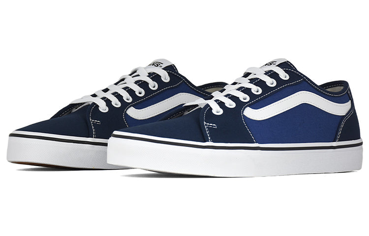 Vans Filmore Decon Low Tops Casual Skateboarding Shoes Unisex Blue VN0A3WKZW7S