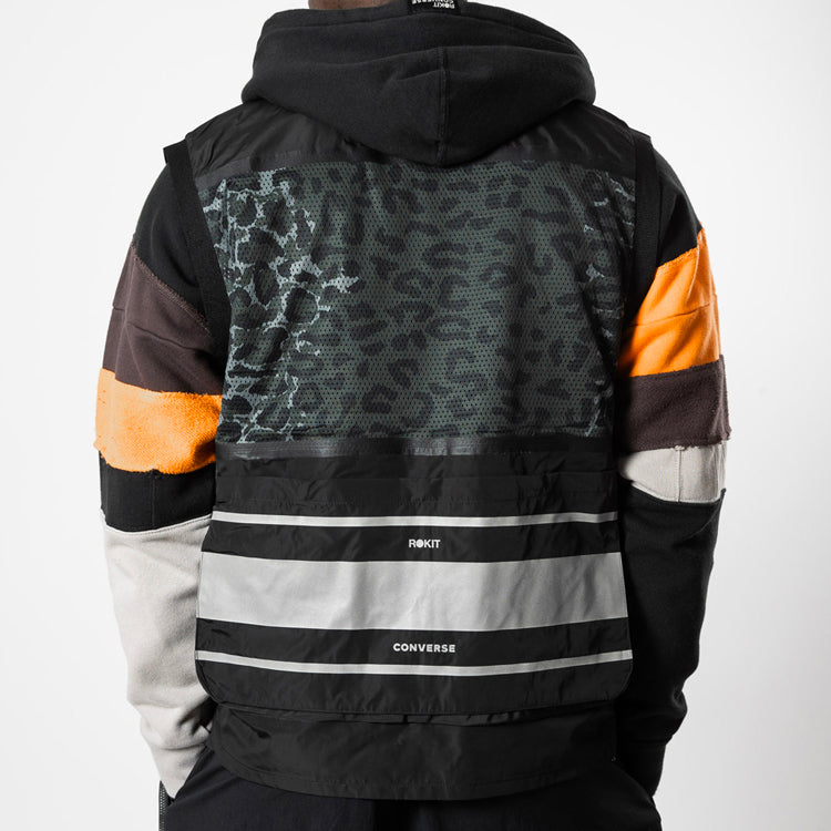 Converse x Rokit Utility Vest Asia Sizing 'Black' 10019280-A01