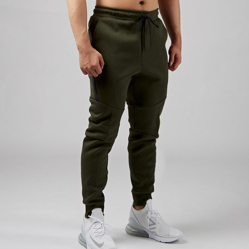 Nike Sportswear Tech Fleece Side Casual Sports Long Pants Green Army green 805163-355