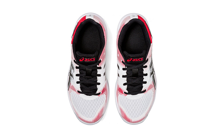 (GS) ASICS Gel Tactic Sport Shoes White/Red 1074A014-102