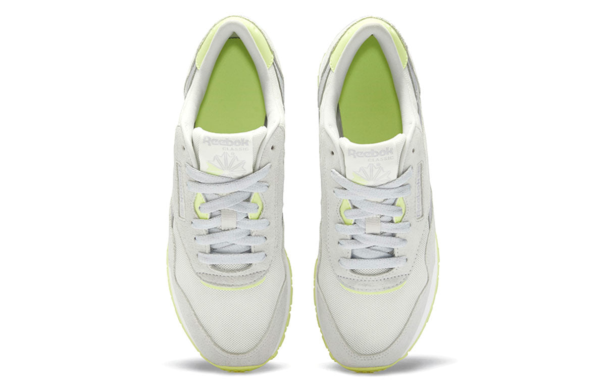 (WMNS) Reebok Classic Nylon 'Grey Yellow' FX3189