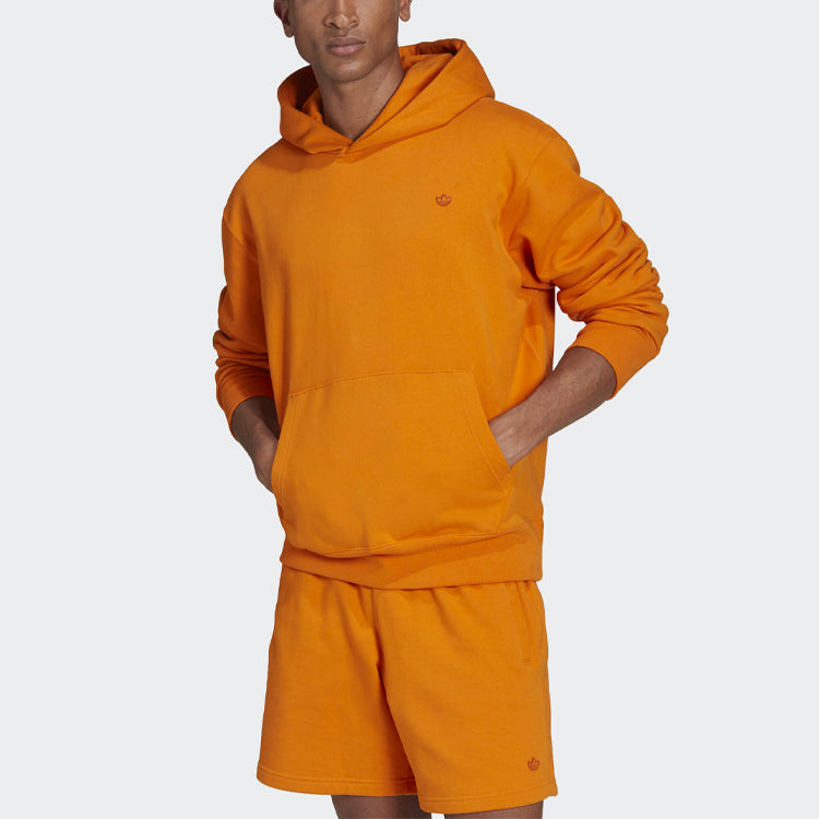 adidas originals Embroidered Small Label Solid Color Sports Orange HF6372