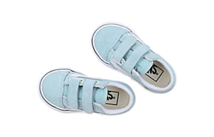 (TD) Vans Old Skool Hook And Loop Shoes 'Blue White' VN0A4VJJH7O