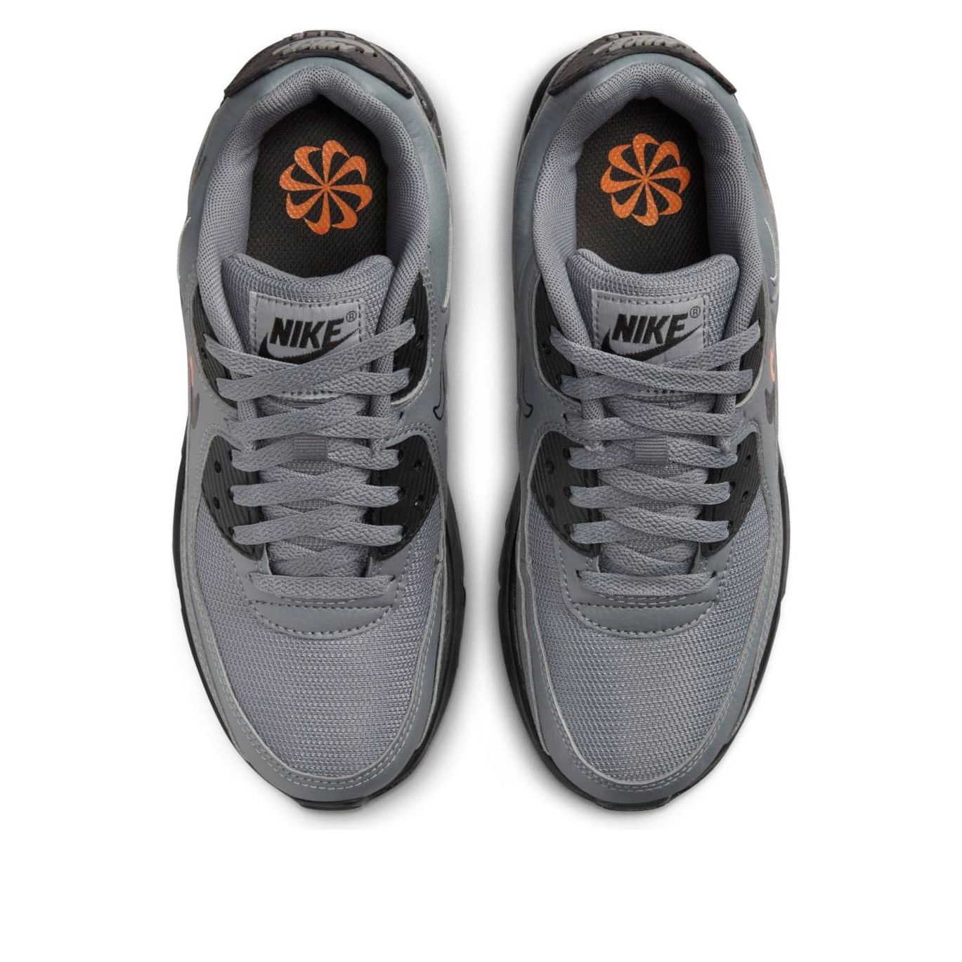 (GS) Nike Air Max 90 Next Nature 'Multi-Swoosh - Smoke Grey Mandarin' FN7785-001