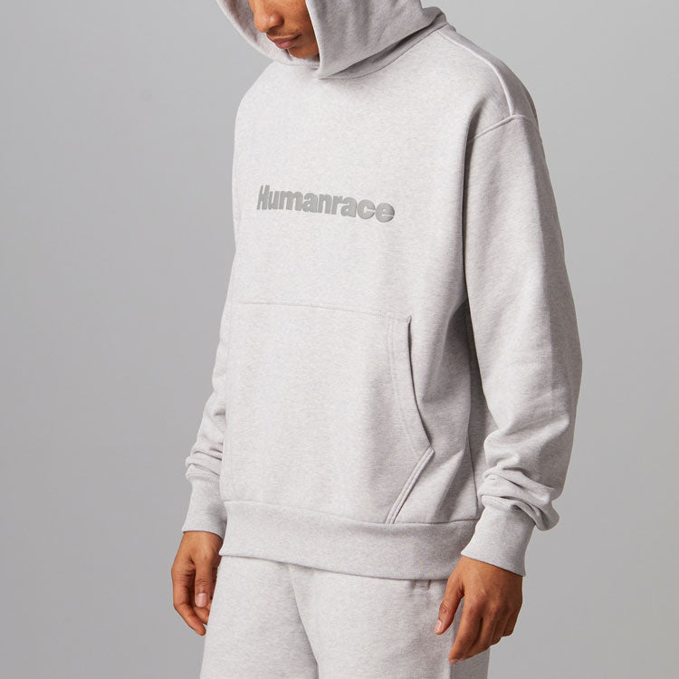 adidas x Pharrell Humanrace Logo Hoodie 'Grey Heather' HG1809