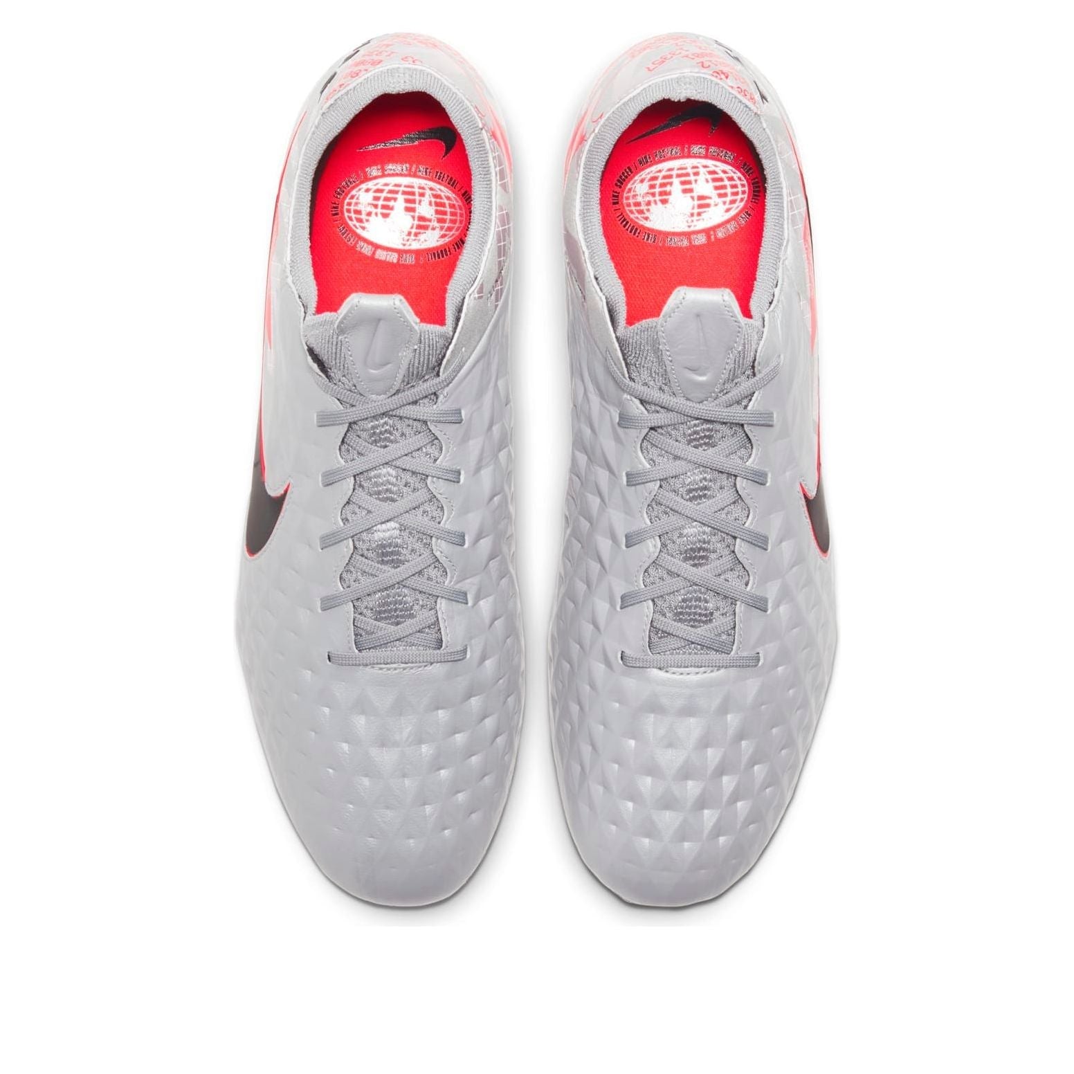 Nike Tiempo Legend 8 Elite FG 'Metallic Grey Crimson' CW0518-906