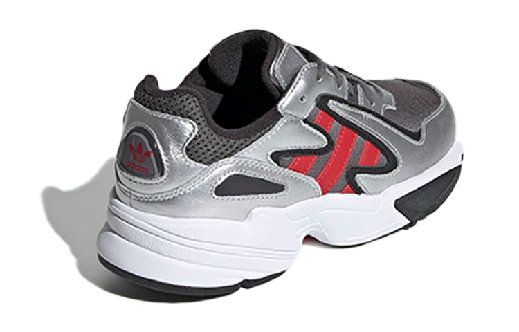 (GS) adidas Yung-96 Chasm J 'Silver Metallic Scarlet' EE9299