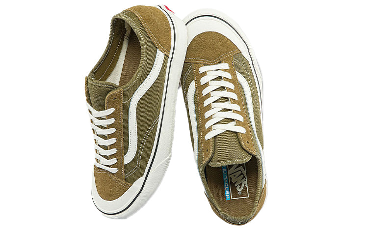 Vans Style 36 Lightweight Wear-Resistant Low Top Casual Skate Shoes Unisex Military Green VN0A5HYRB9A