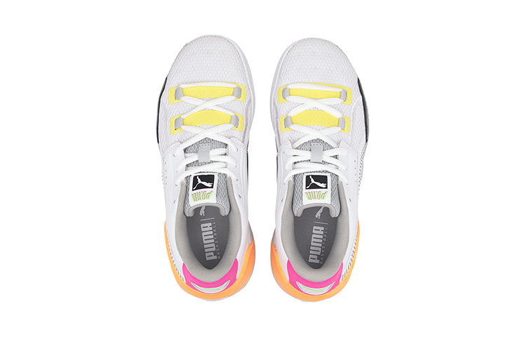 PUMA Clyde Hardwood Retro Fantasy 'White Pink Orange' 194165-01