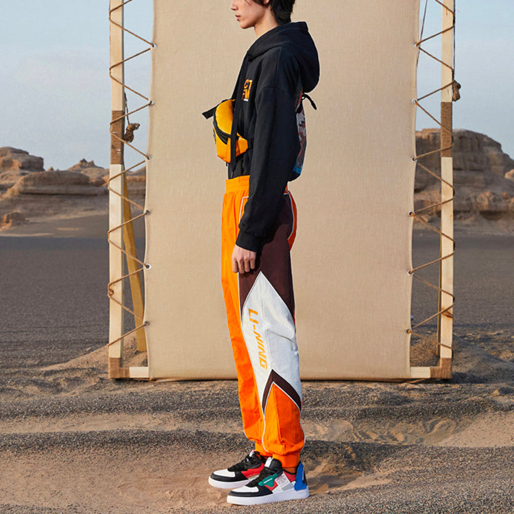 Li-Ning CF Series x Dunhuang Museum Crossover Pullover Hoodie 'Black' AWDQB67-1