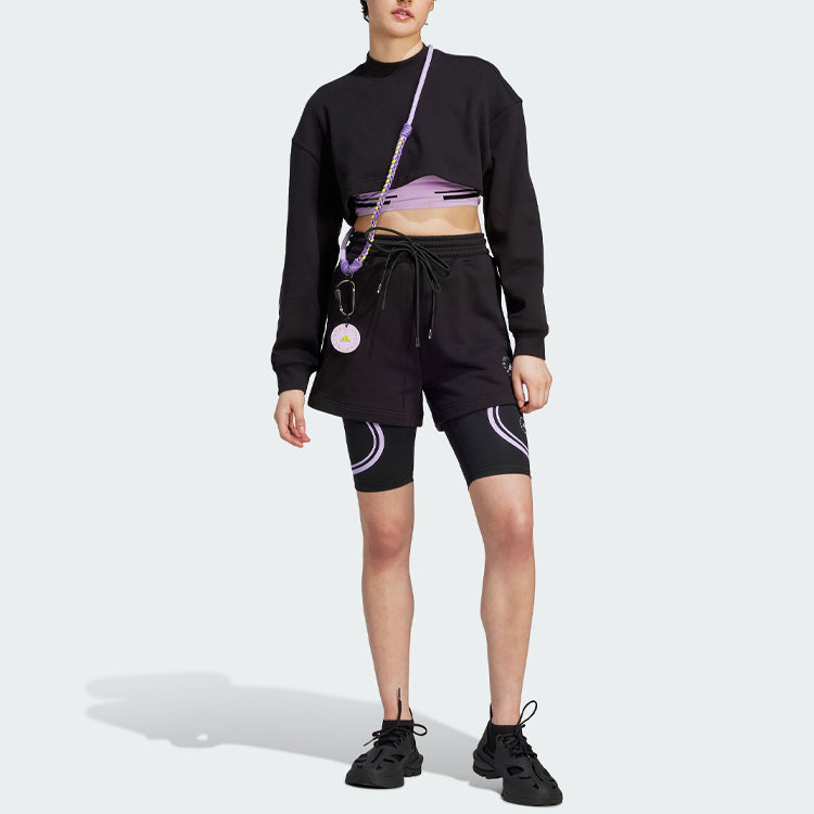 (WMNS) adidas by Stella McCartney TrueCasuals Terry Short 'Black' IK9093