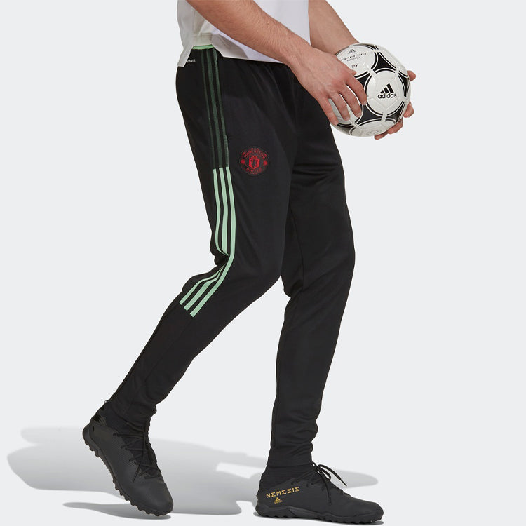 adidas Side Stripe Logo Sports Pants Black GK9430