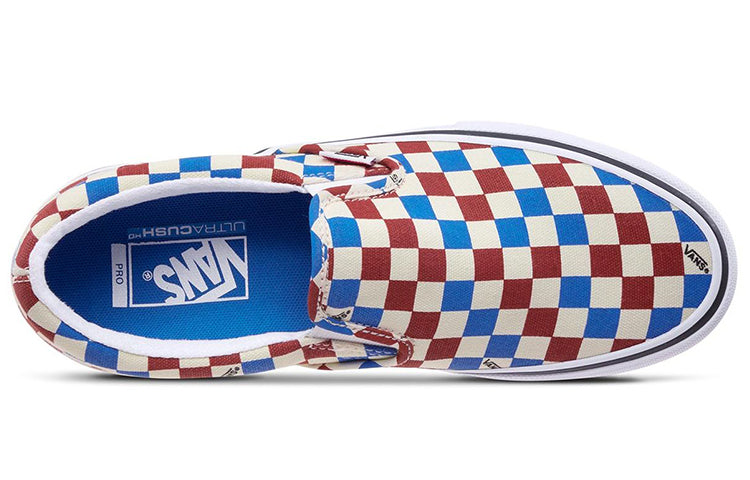 Vans Slip-On Pro Checkerboard Blue/Red VN0A347VUHY