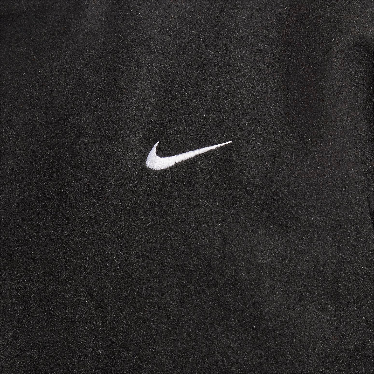 Nike Authenthics Varsity Jacket Asia Sizing 'Black White' FD7846-010
